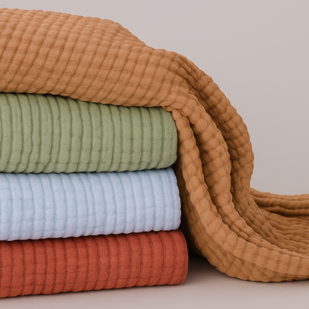Conjunto de 4 Toalhas de Musselina