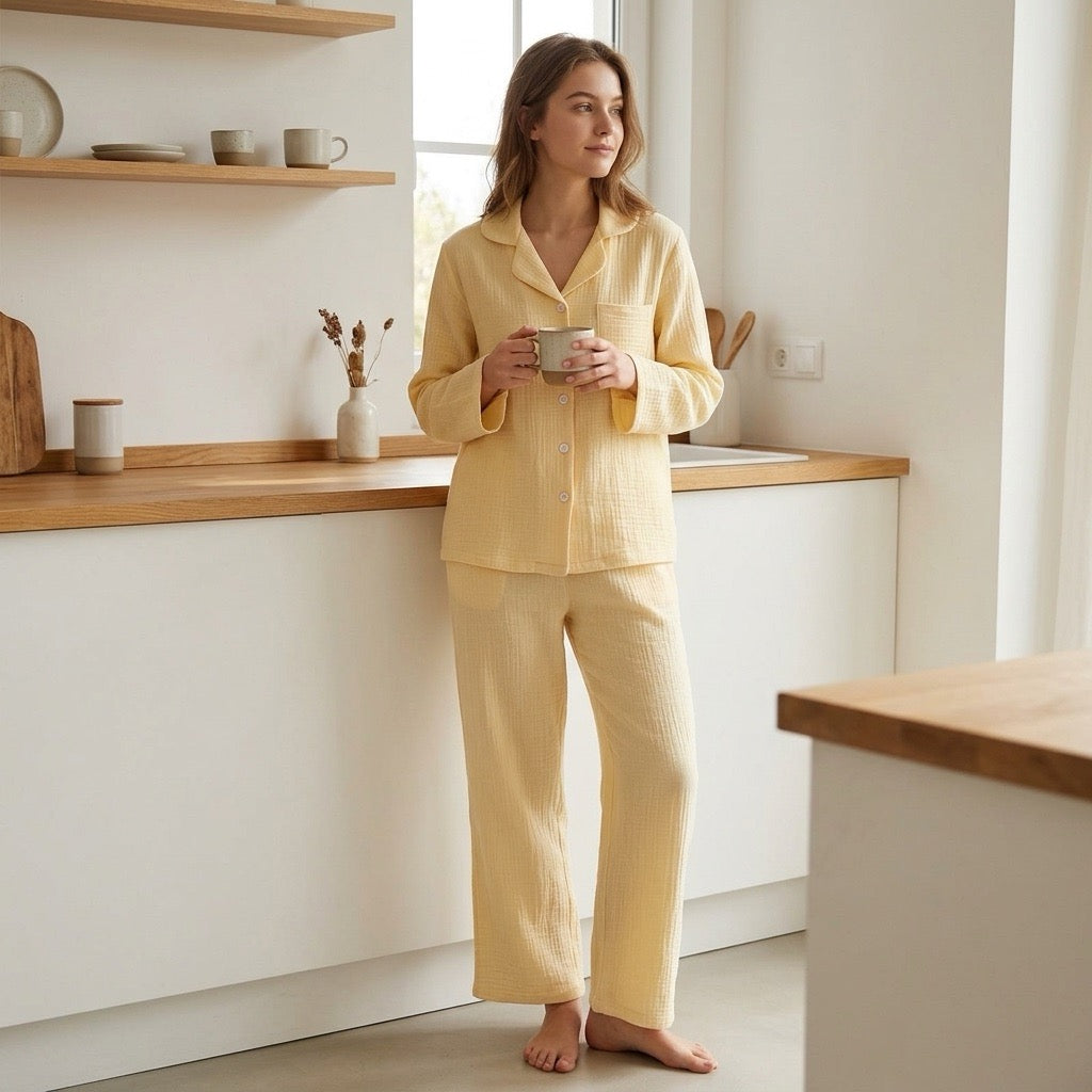 Pijama de Musselina Liso