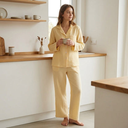 Pijama de Musselina Liso