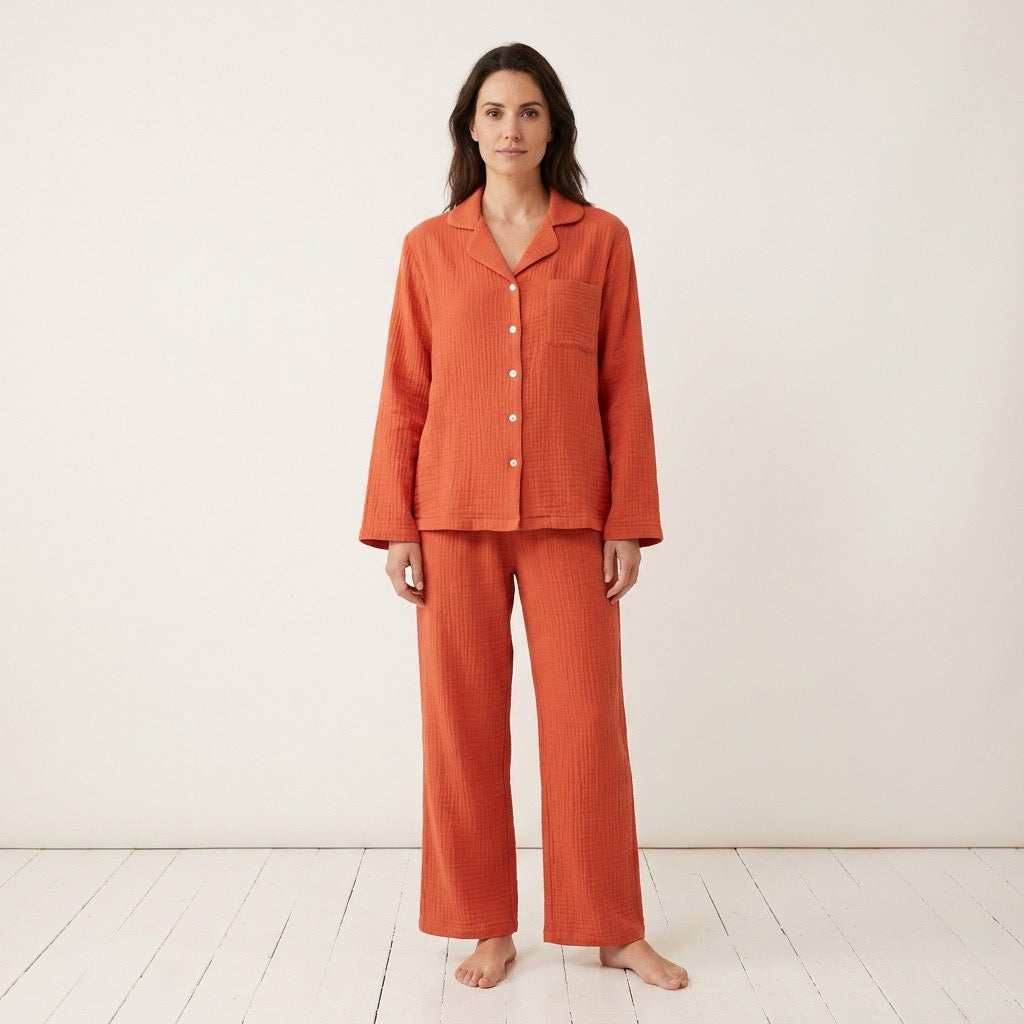 Pijama de Musselina Liso