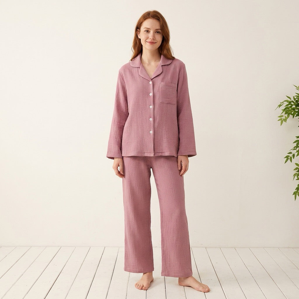 Pijama de Musselina Liso