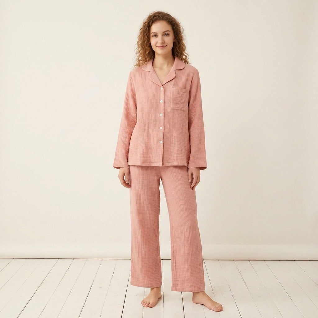 Pijama de Musselina Liso