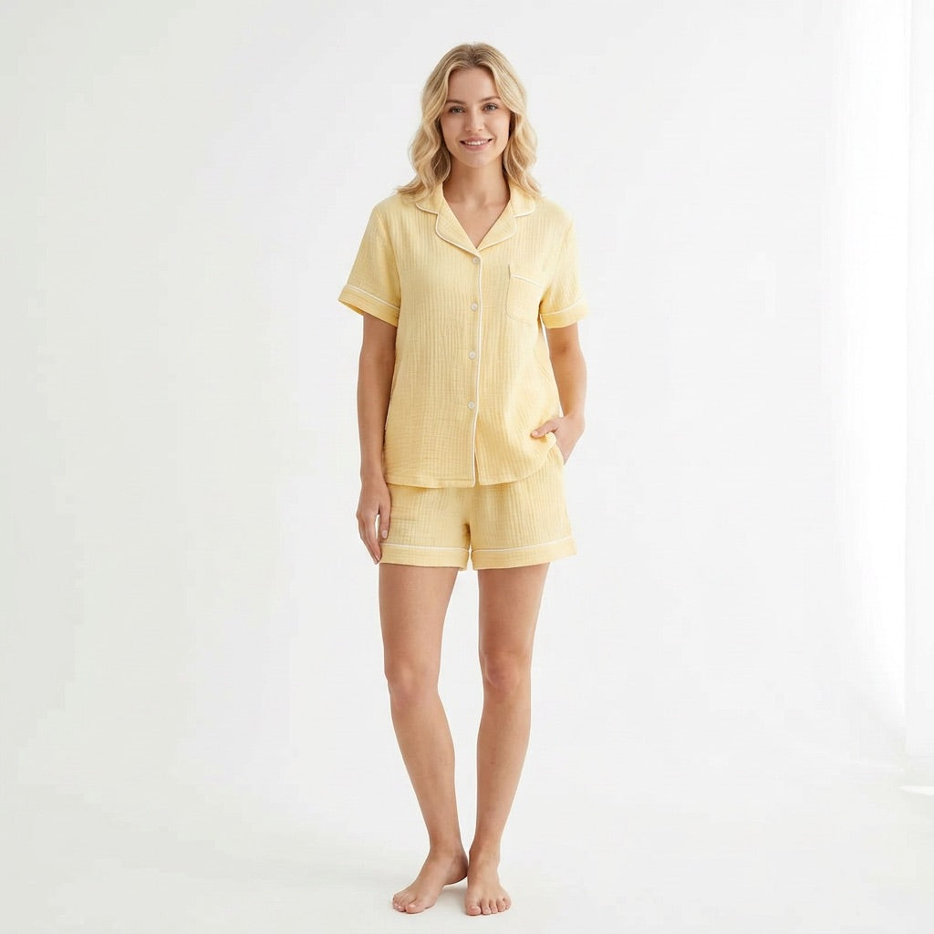 Pijama de Musselina Curto