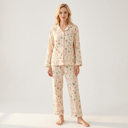 Pijama de Musselina Floral
