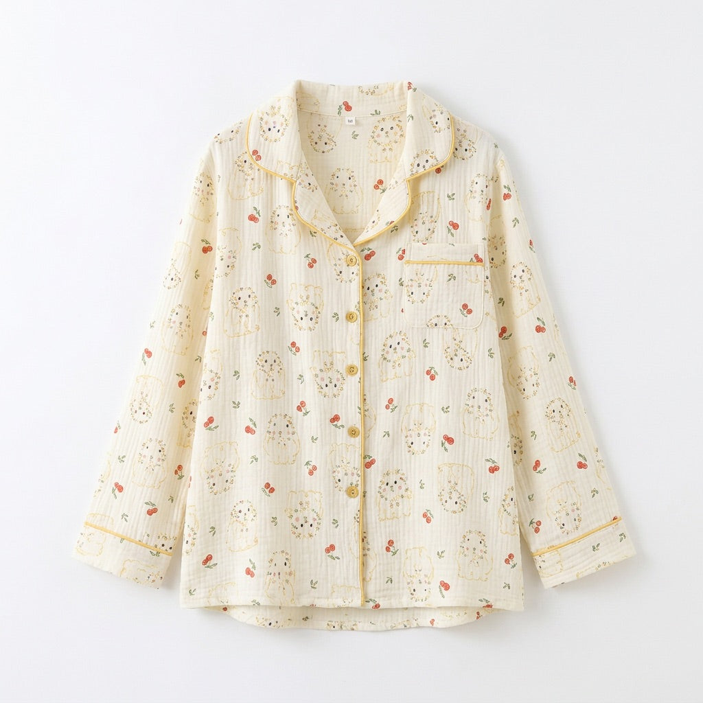 Pijama de Musselina Floral