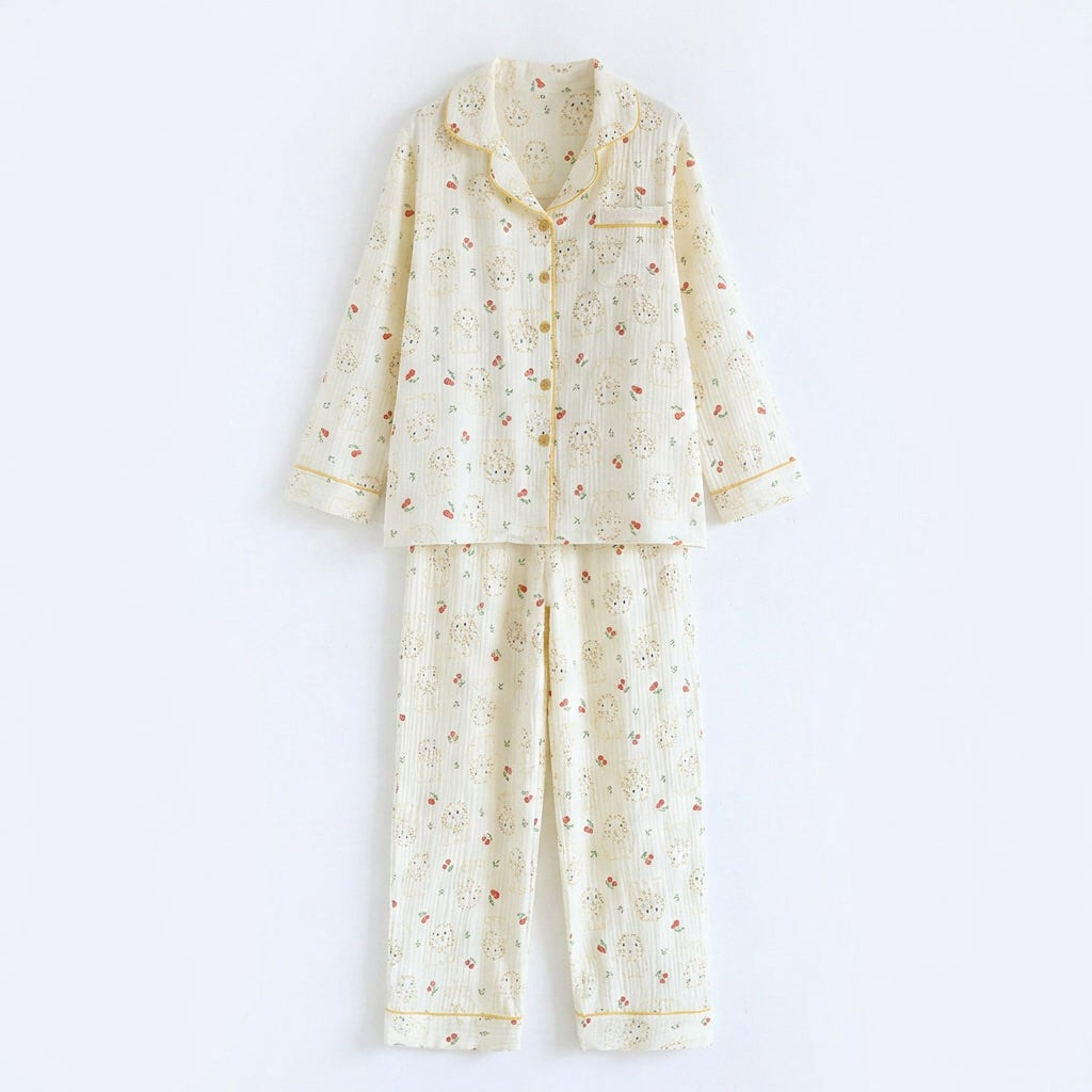 Pijama de Musselina Floral
