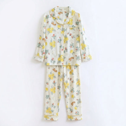 Pijama de Musselina Floral