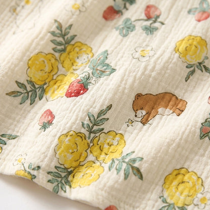 Pijama de Musselina Floral