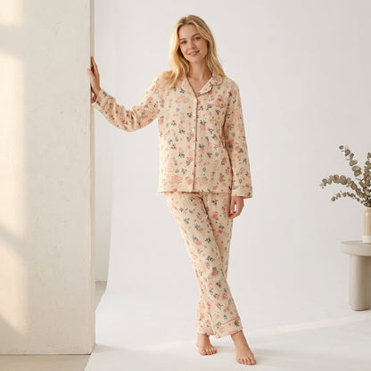 Pijama de Musselina Floral