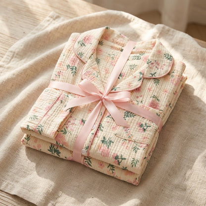 Pijama de Musselina Floral