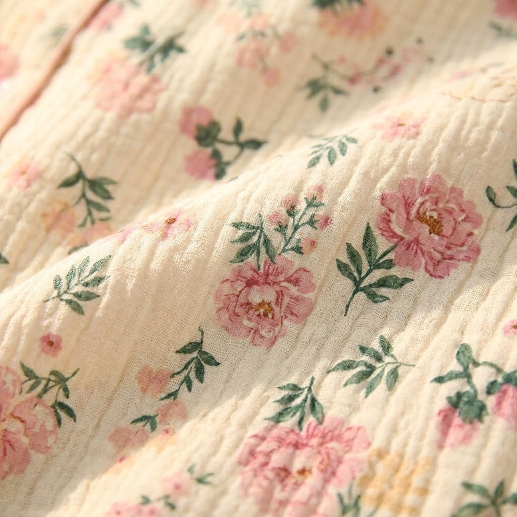 Pijama de Musselina Floral